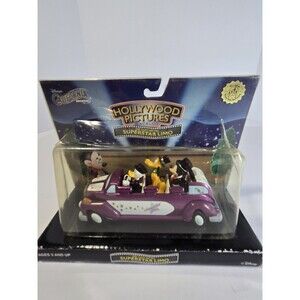 Disney California Adventure Superstar Limo Die Cast Mickey Donald Pluto 38076